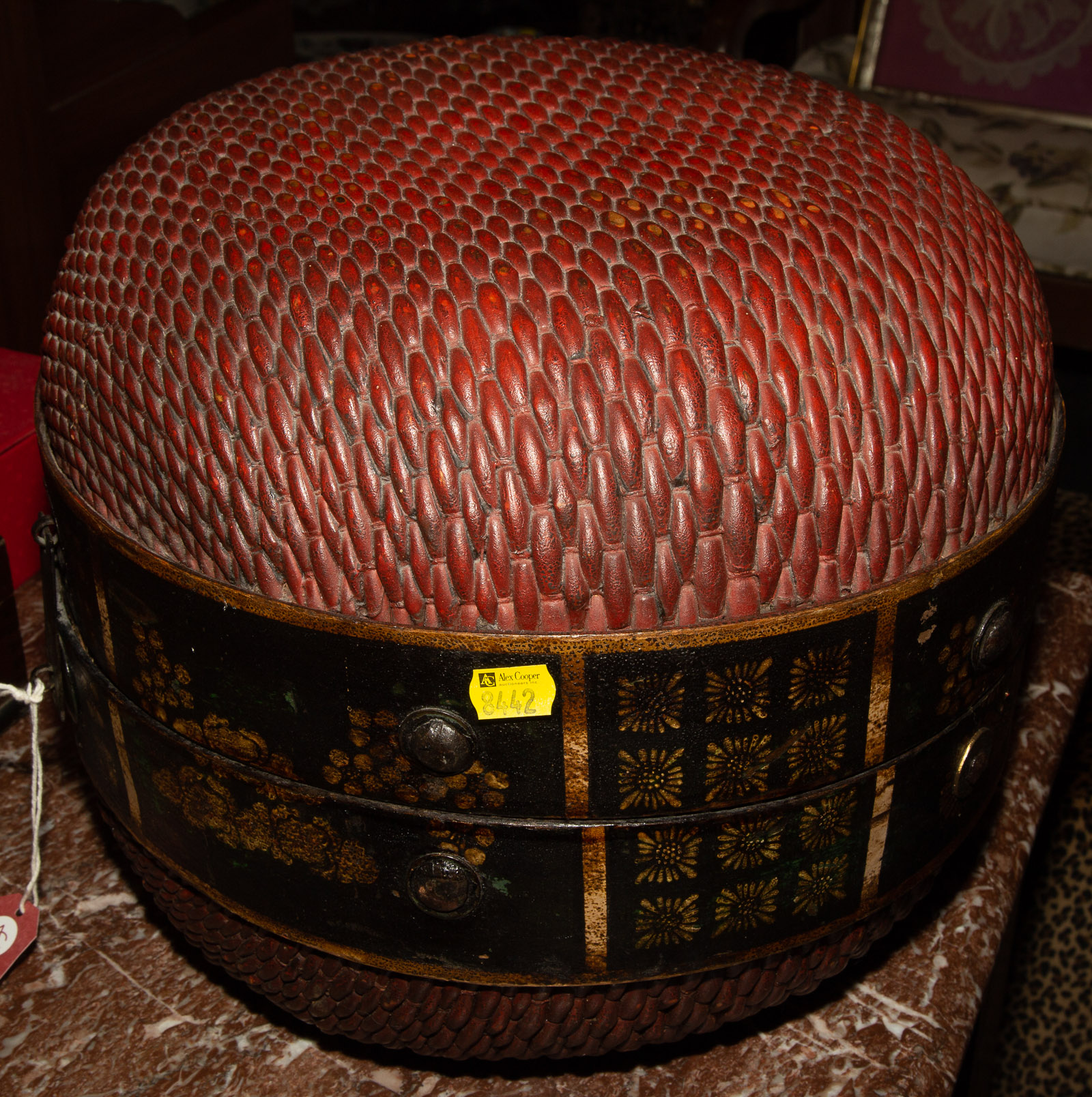 CHINESE LACQUERED WOOD BASKETRY 333f0d