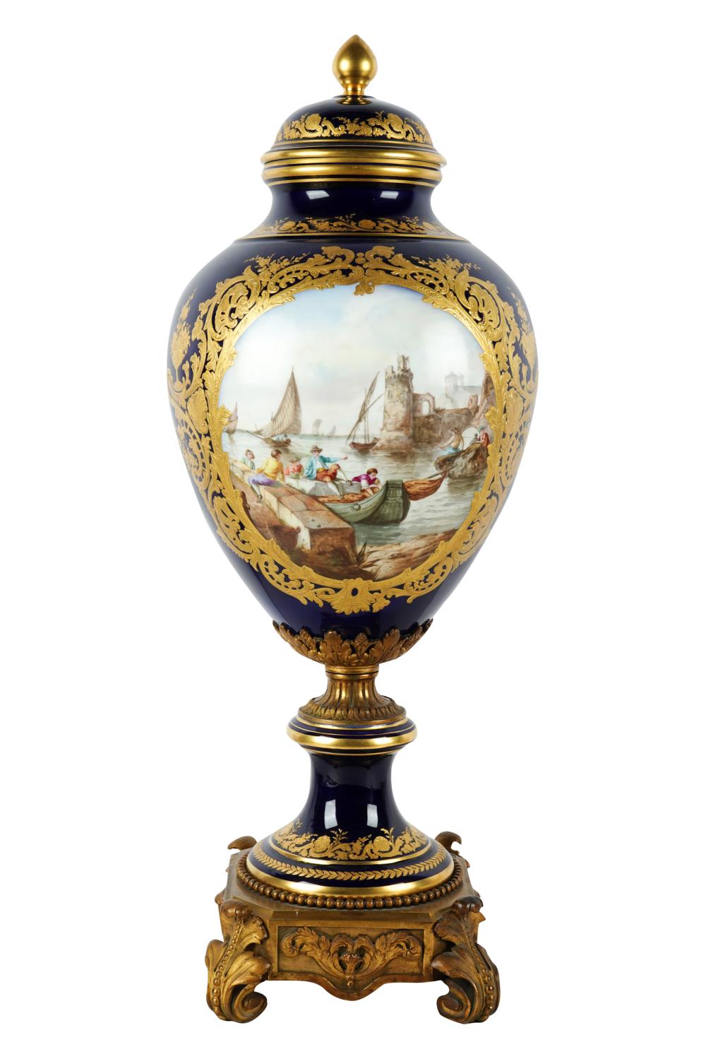 SEVRES STYLE PORCELAIN COVERED 332564