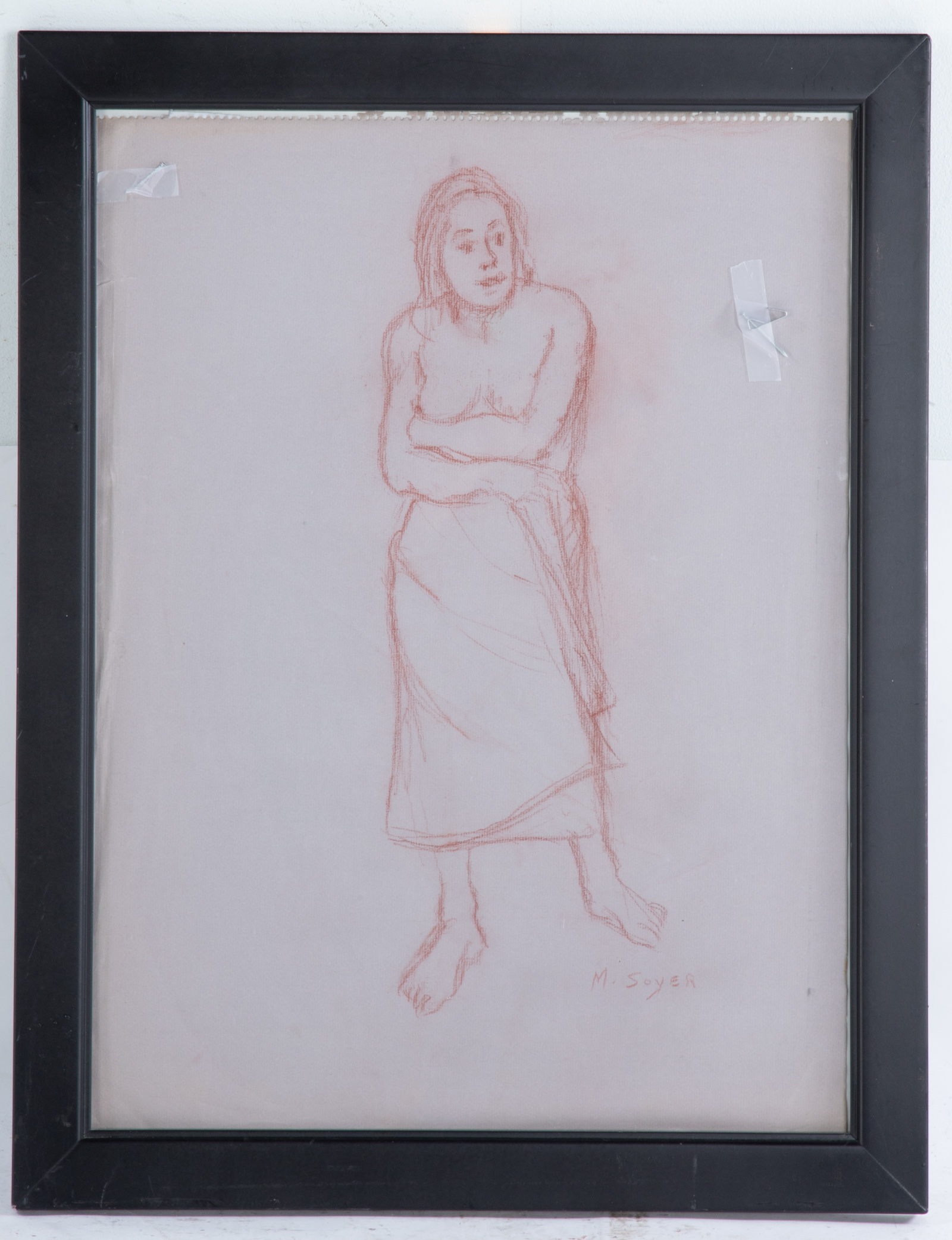 MOSES SOYER STUDY OF A DRAPED 335841