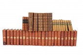 COLLECTION OF LEATHER BOUND BOOKSincludes 335eaf