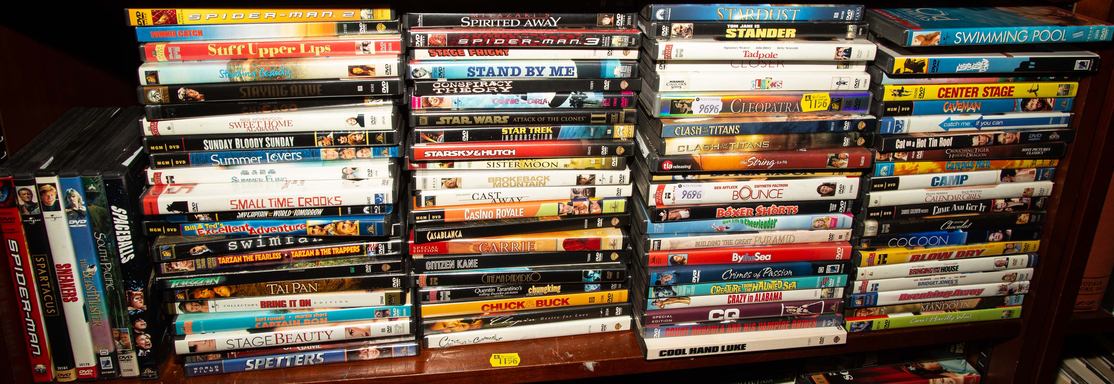A COLLECTION OF DVDS Comprising 334cb1