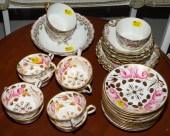LIMOGES & SPODE PARTIAL CHINA SETS Comprising