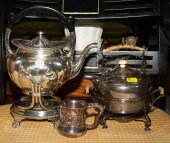 TWO SILVER PLATED TEAPOTS   335171