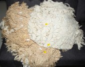 TWO CROCHETED COVERLETS & ONE CROCHETED