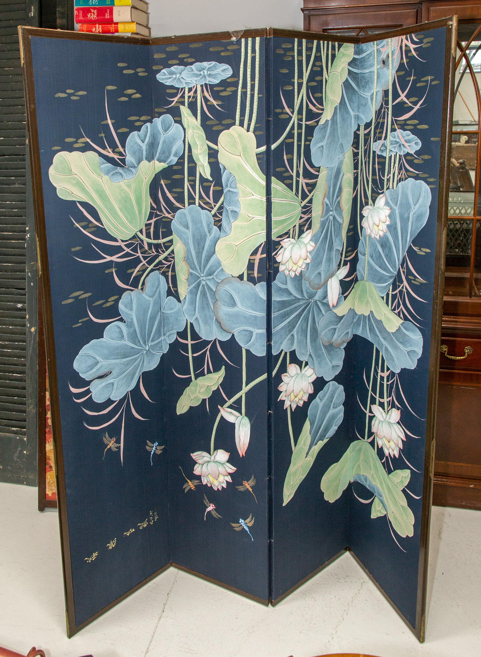 CHINESE FOUR FOLD ROOM DIVIDER 337c31