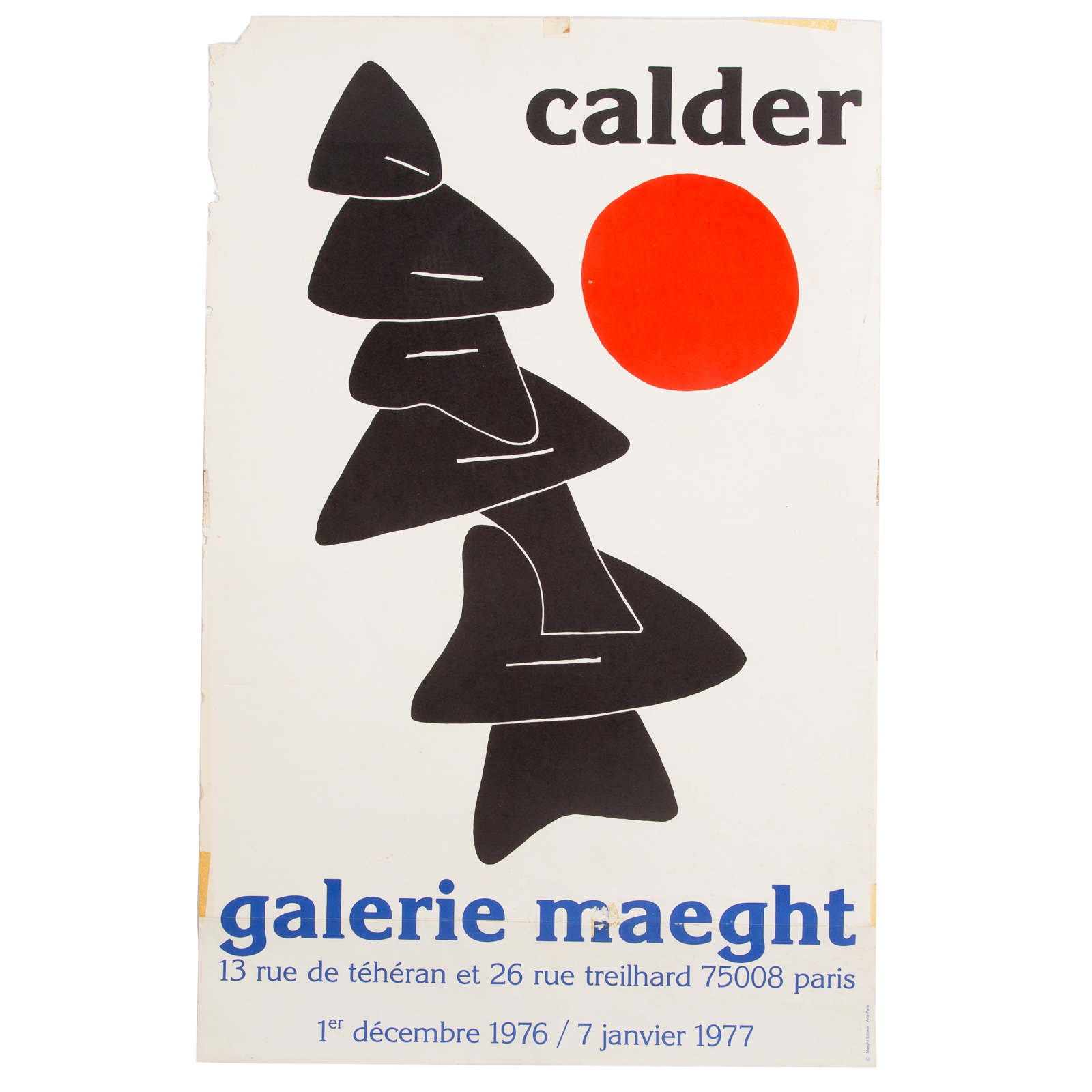 ALEXANDER CALDER GALERIE MAEGHT  3380ce