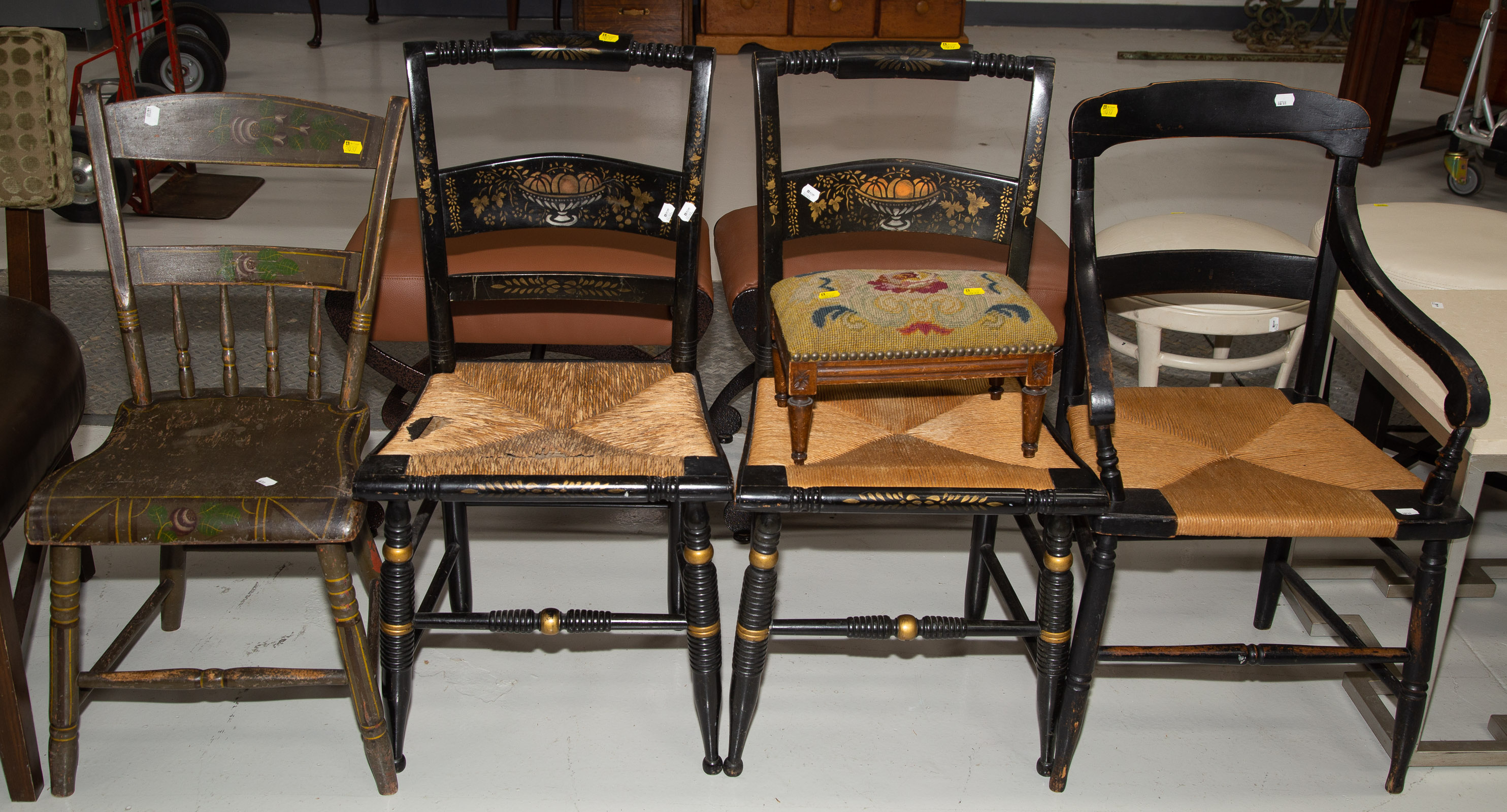 A SELECTION OF FOUR CHAIRS A 3382a6