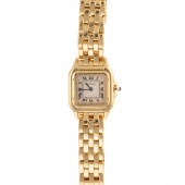 A CARTIER PANTHERE 1070 SMALL IN 18K