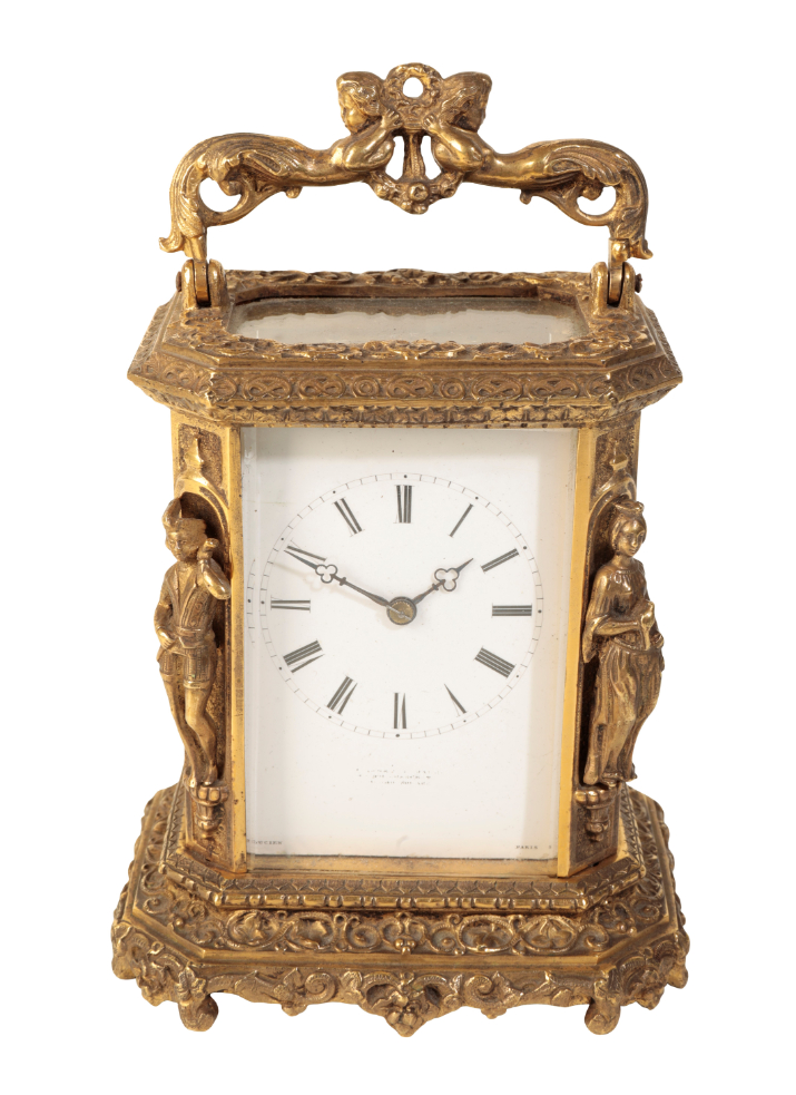 A FRENCH STRIKING CARRIAGE CLOCK  339036