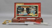 1942 red cased Erector set by A.C. Gilbert