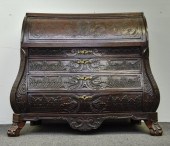Finely carved large two-piece English