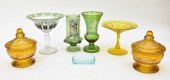 Collection of glassware to include an