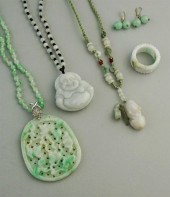 COLLECTION OF JADE JEWELRYCOLLECTION 33a509