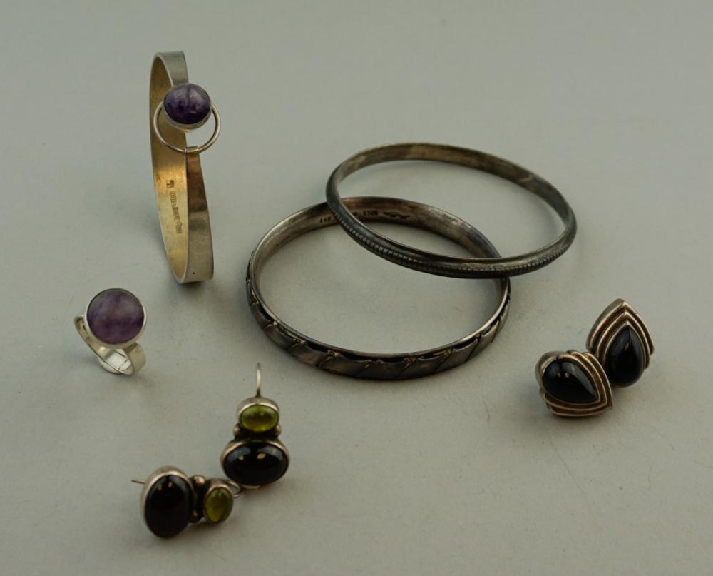 COLLECTION OF VINTAGE DANISH STERLING