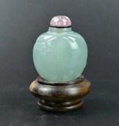 SMALL CHINESE JADEITE CARVED SNUFF 33a69e