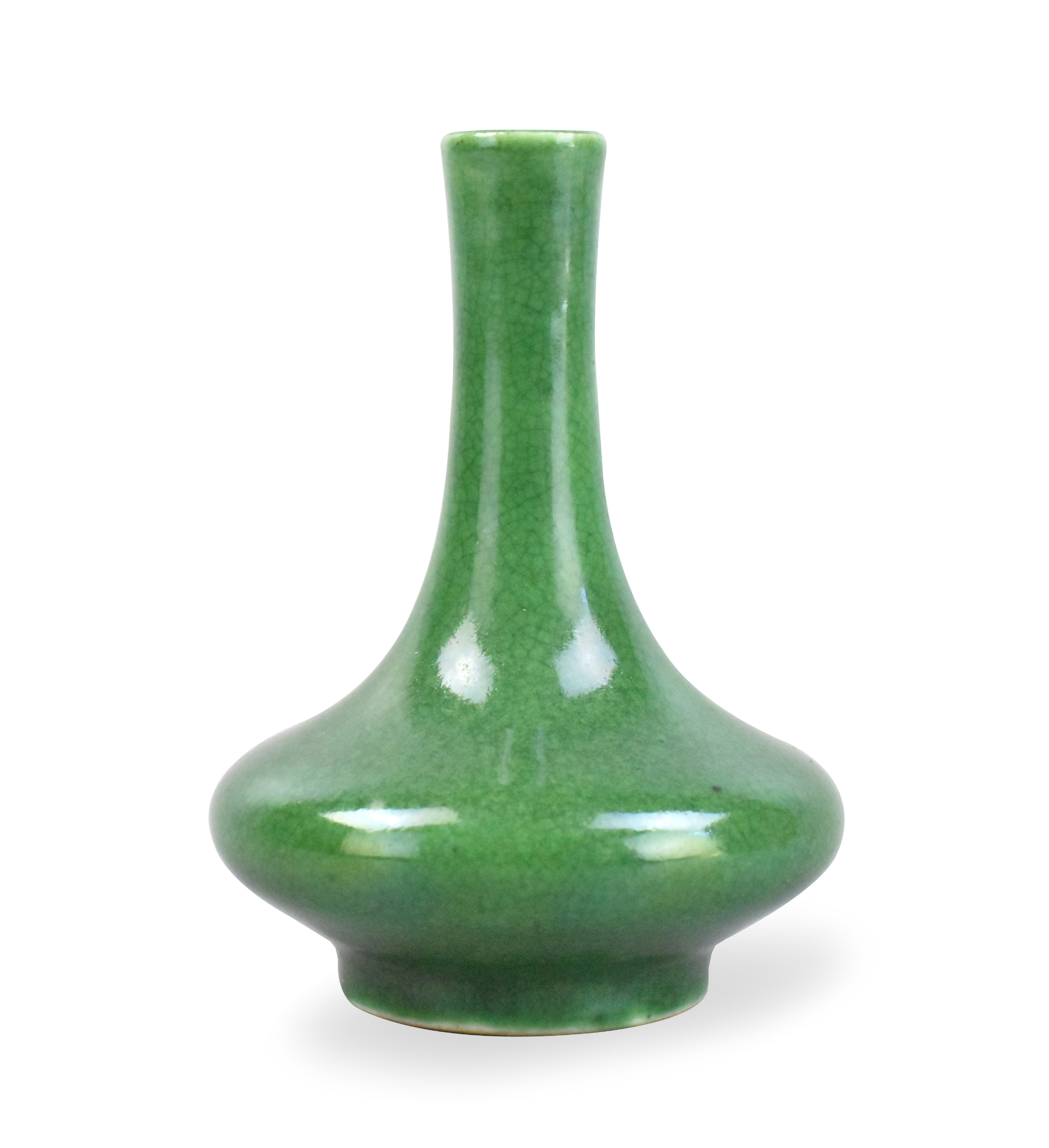 SMALL CHINESE GE TYPE GREEN GLAZED 33a6c1