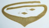 TIFFANY & CO. 18K YELLOW GOLD MESH NECKLACE