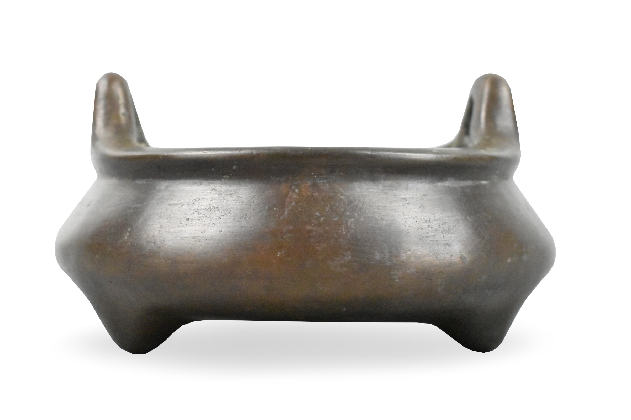 CHINESE BRONZE TRIPOD CENSER QING 33a7a0