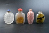 4 CHINESE SNUFF BOTTLE AGATE  33a97d