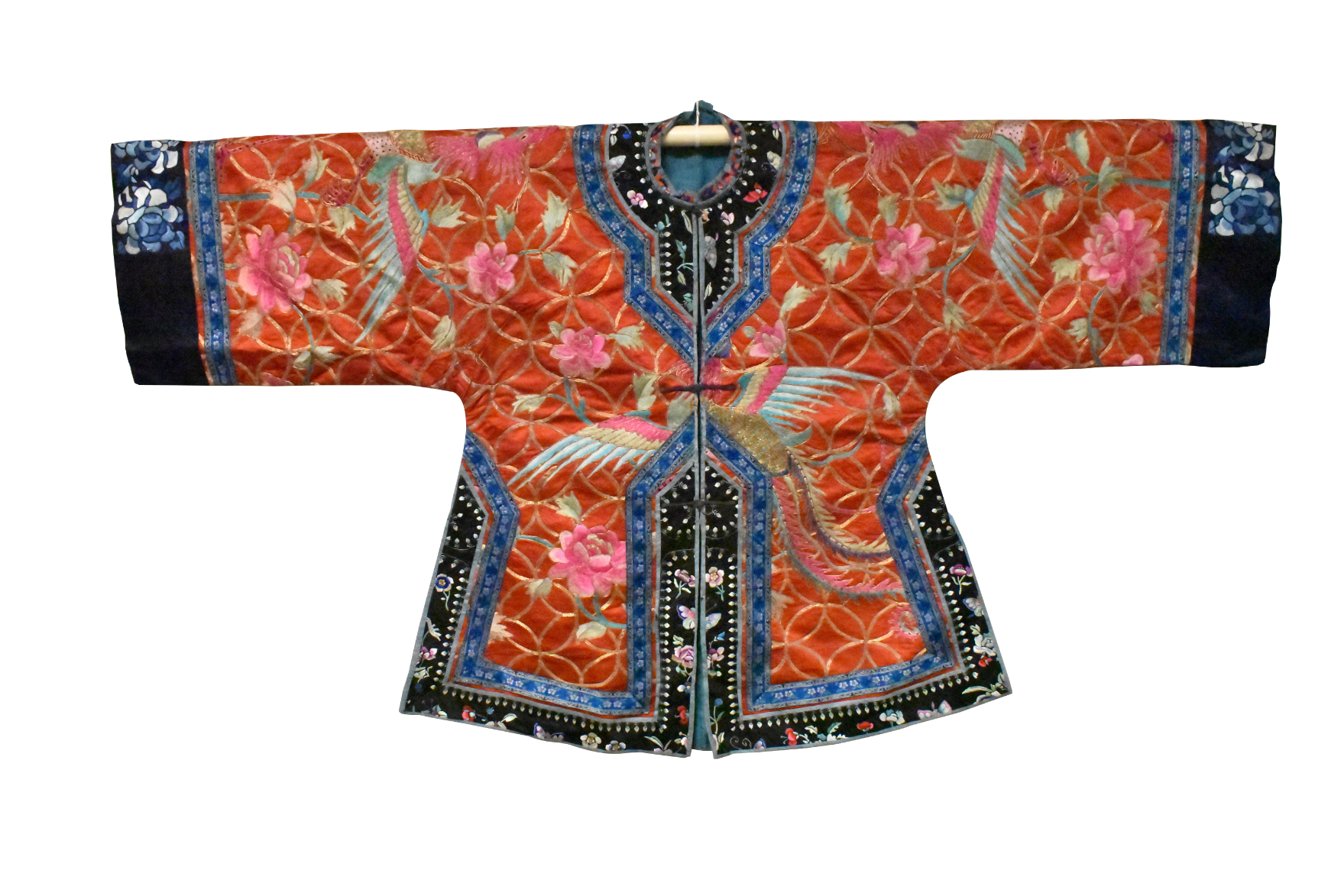 CHINESE RED EMBROIDERY WOMEN ROBE  33a988