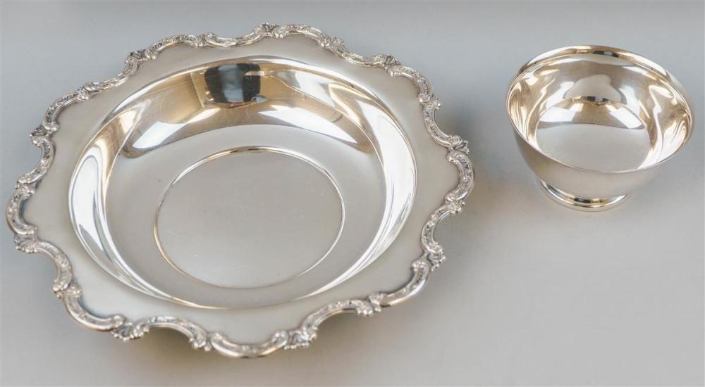 WALLACE LARGE SILVER BOWL AND A 33adce