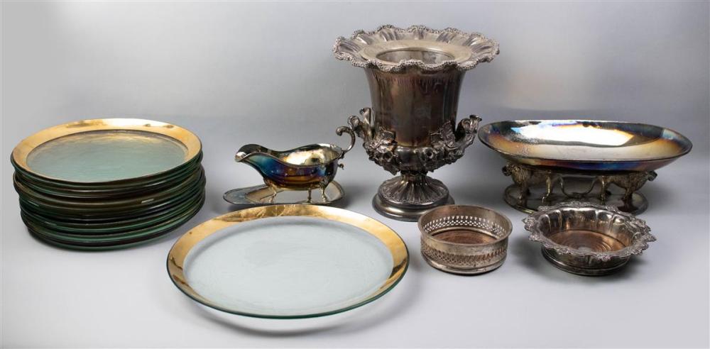 COLLECTION OF SILVERPLATED AND 33b18d