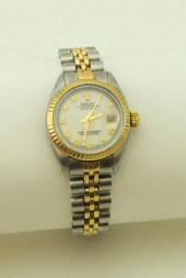 ROLEX LADIES OYSTER PERPETUAL DATEJUST