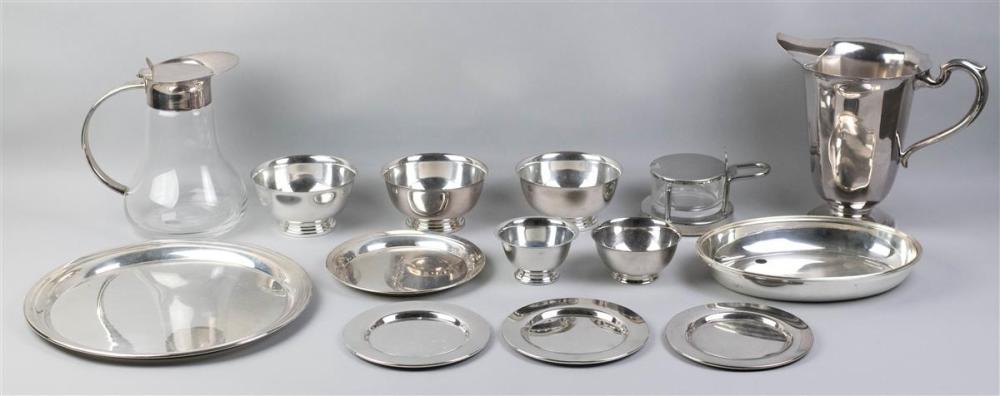 GROUP OF ASSEMBLED SILVERPLATED 33b384