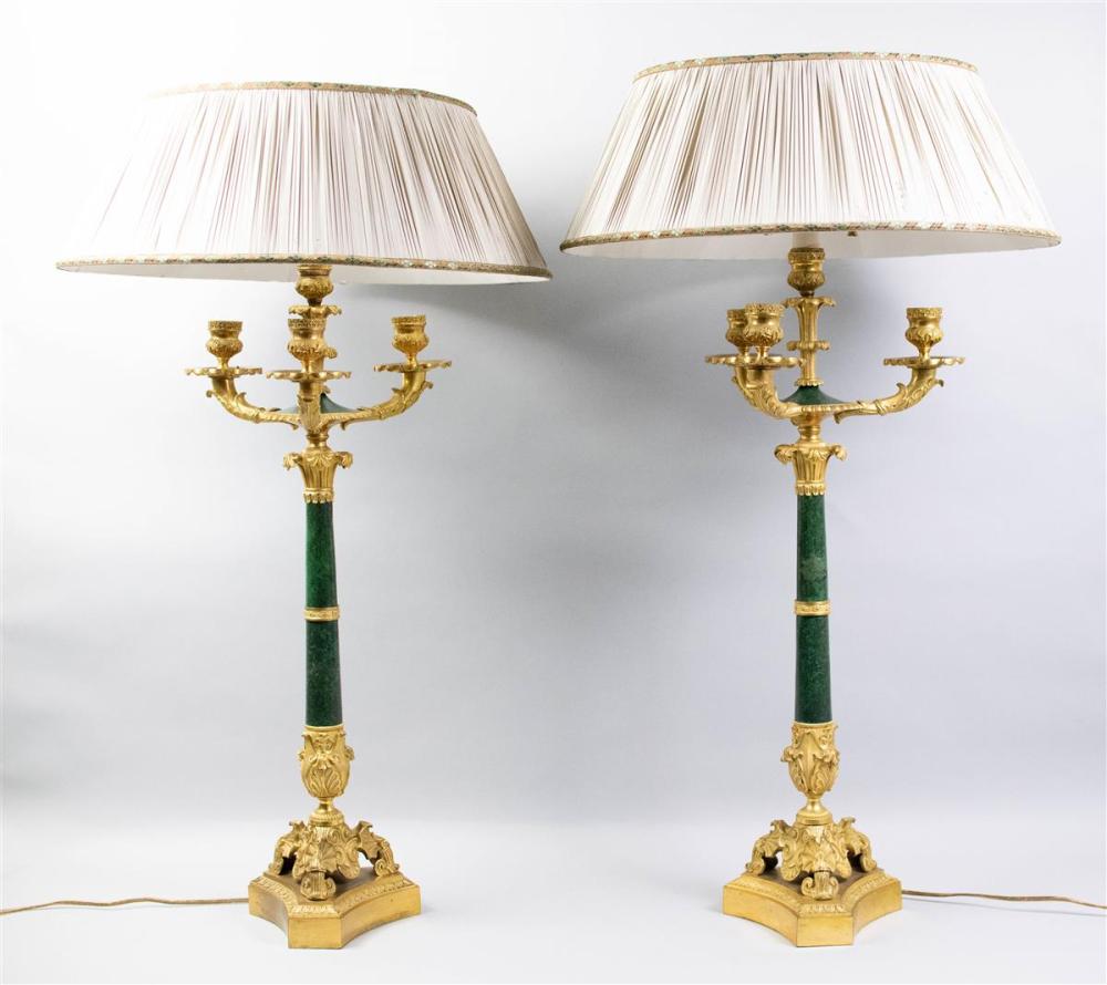 PAIR OF FRENCH GILT BRONZE AND 33b394
