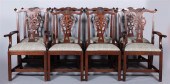 SET OF EIGHT ELDRED WHEELER CHIPPENDALE