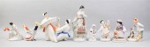 COLLECTION OF EIGHT RUSSIAN PORCELAIN