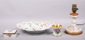 THREE MEISSEN PORCELAIN ITEMS AND 33b600