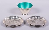 PAIR OF GORHAM SILVER SHELL-SHAPED DISHES