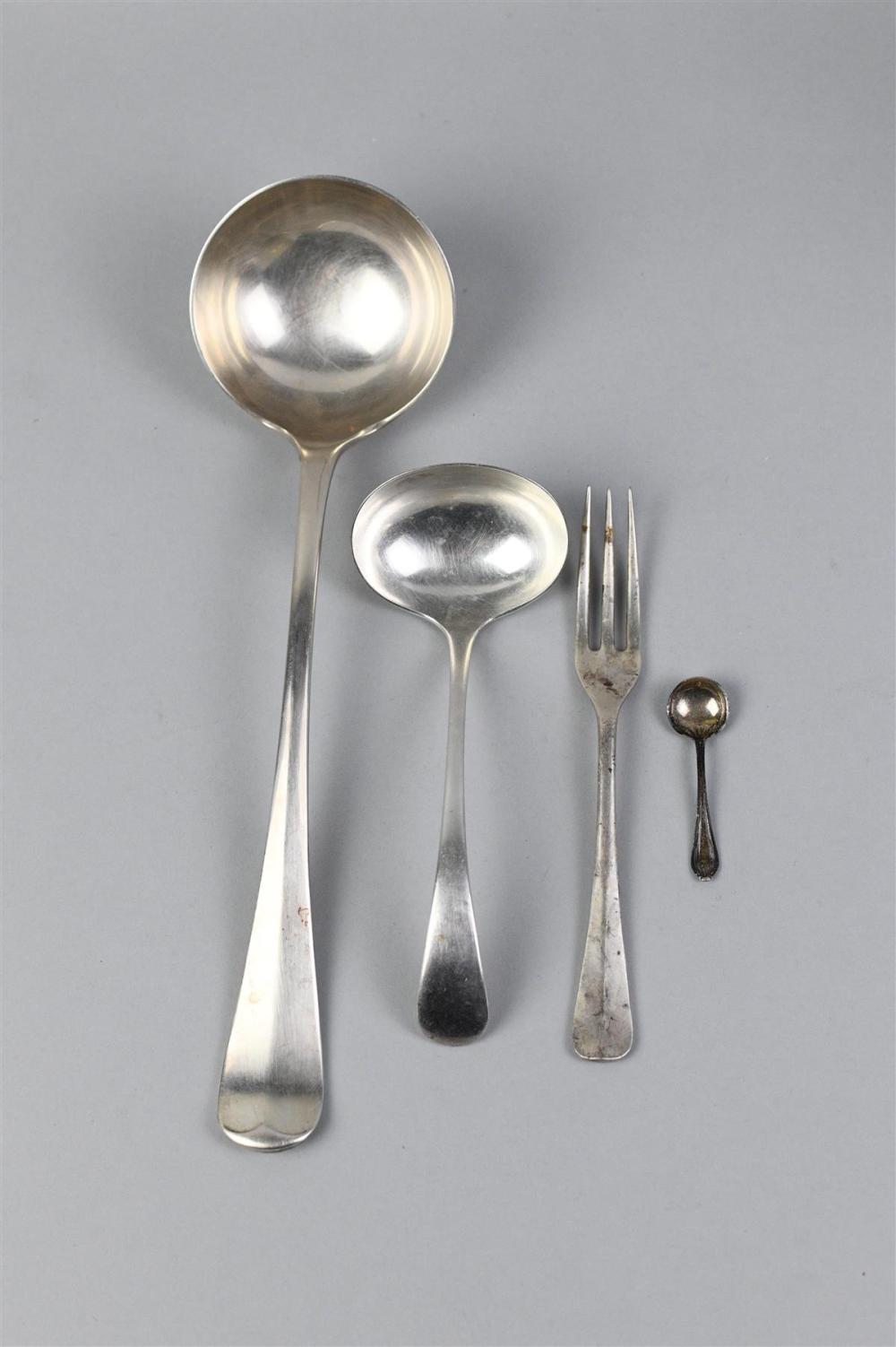 TWO SILVERPLATED LADLES A STIEFF 33b741