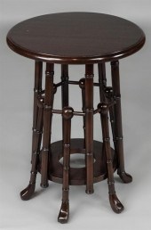 VICTORIAN STYLE MAHOGANY STAINED FAUX