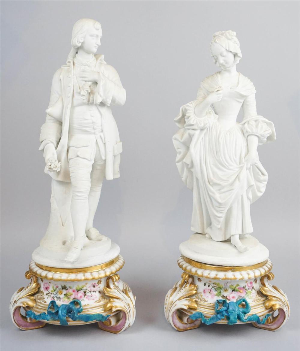 PAIR OF FRENCH BISCUIT FIGURES 33b7ac