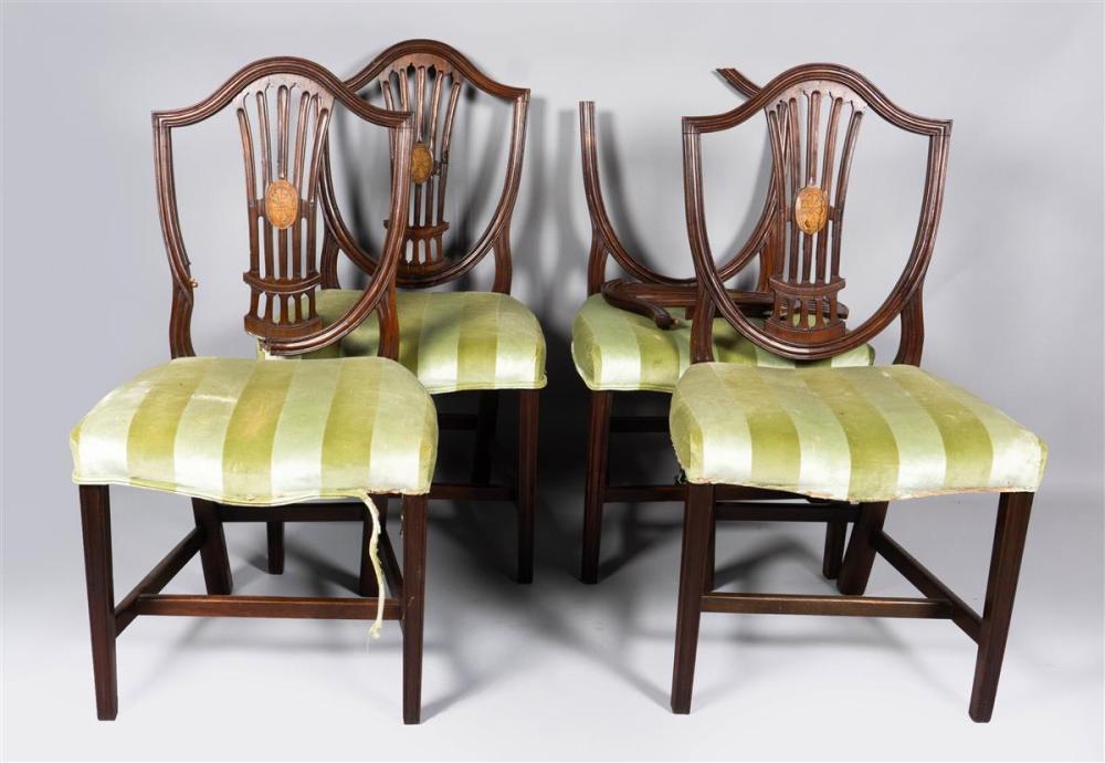 SET OF FOUR FEDERAL STYLE INLAID 33b7d4