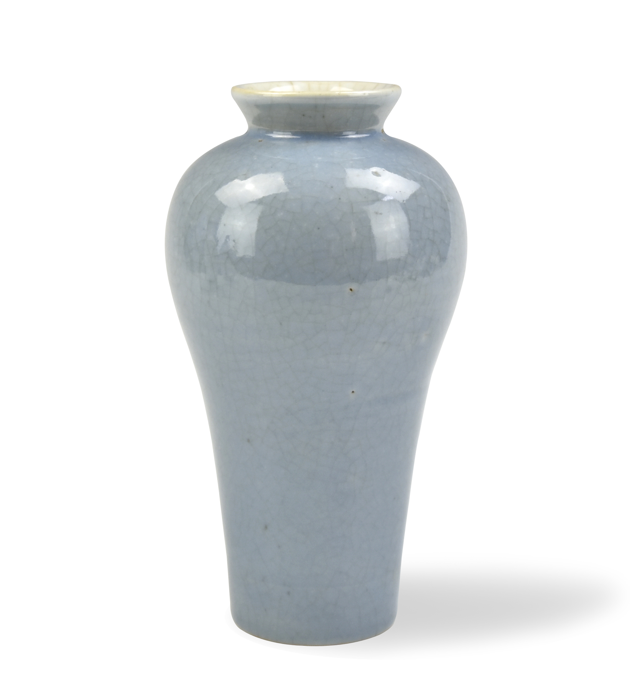 CHINESE SKY BLUE GLAZED MEIPING 33968e
