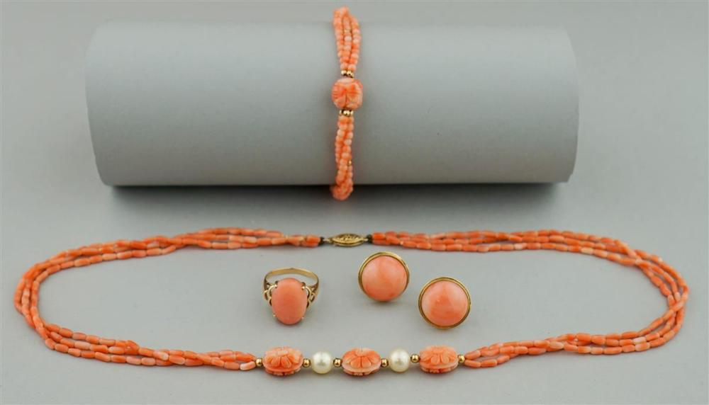 COLLECTION OF CORAL JEWELRYCOLLECTION 339a53