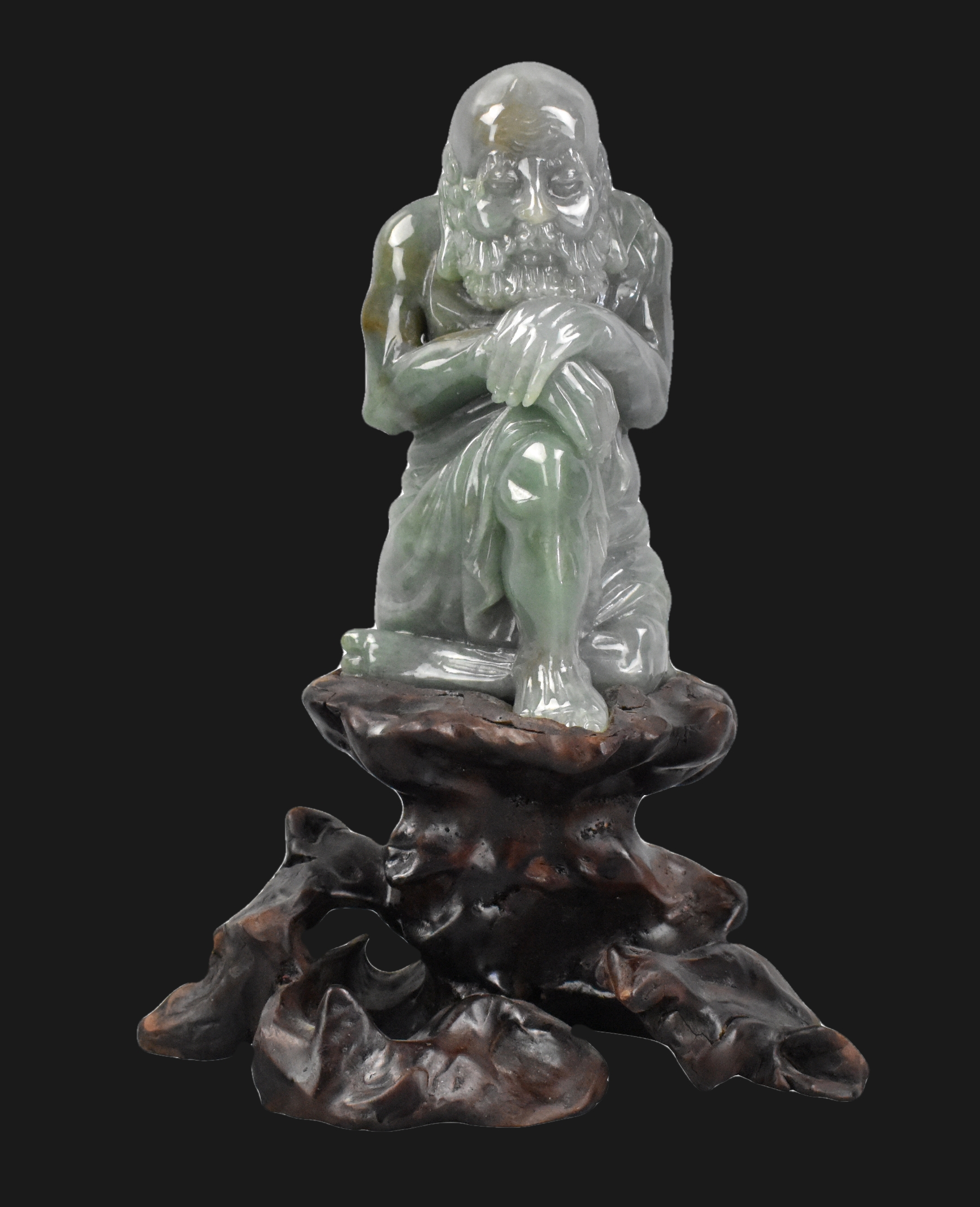 CHINESE JADEITE CARVING FIGURE 33a047