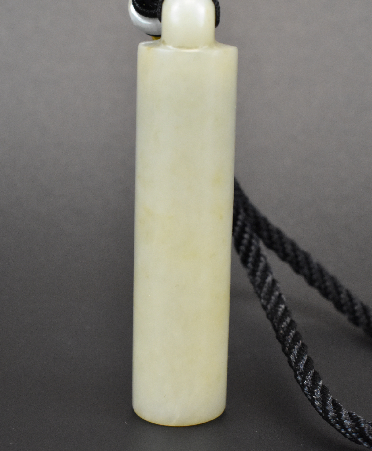 CHINESE WHITE JADE CARVED PLUME QING 33a054