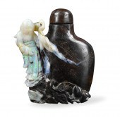 CHINESE OPAL CARVED SNUFF BOTTLE 33a064