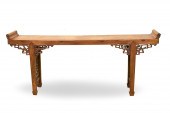 LARGE CHINESE HARDWOOD ALTER TABLE A