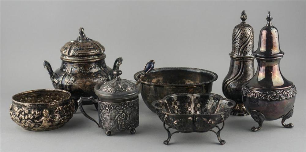 ECLECTIC GROUP OF SILVER ITEMSECLECTIC 33a2a9