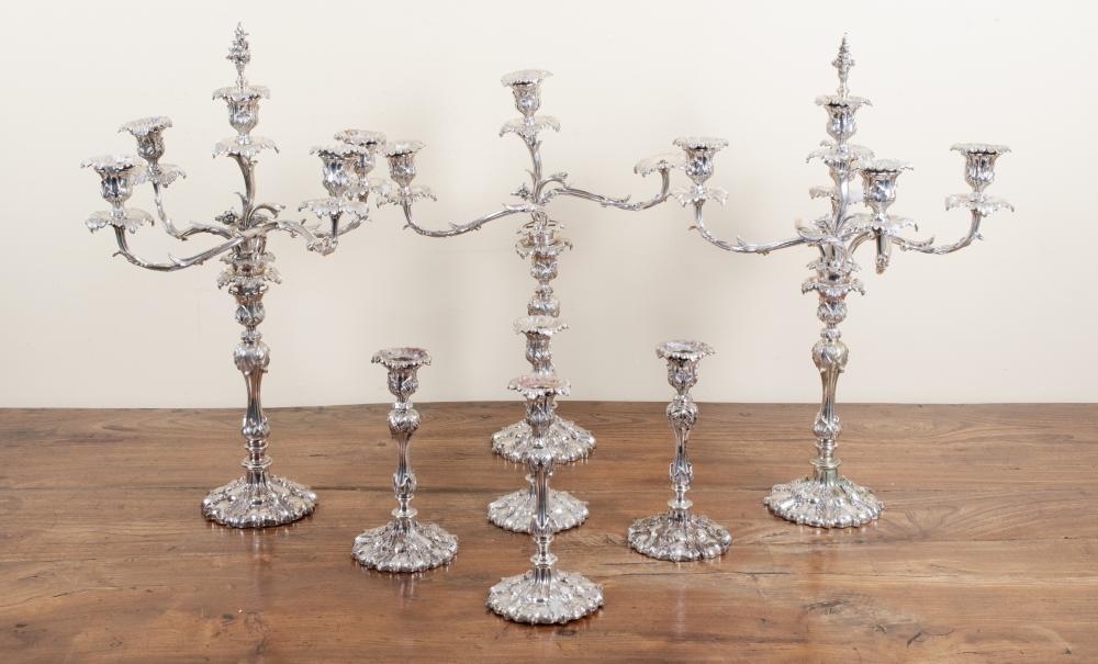 COLLECTION OF SILVERPLATED ROCOCO 33ca90