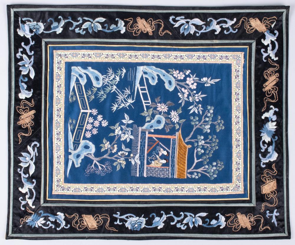 CHINESE EMBROIDERED PANEL MODERN 33cf77
