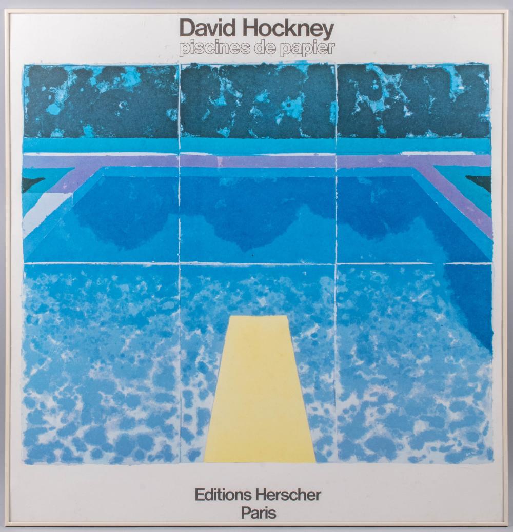 DAVID HOCKNEY BRITISH 1937 PISCINES 33cfcb