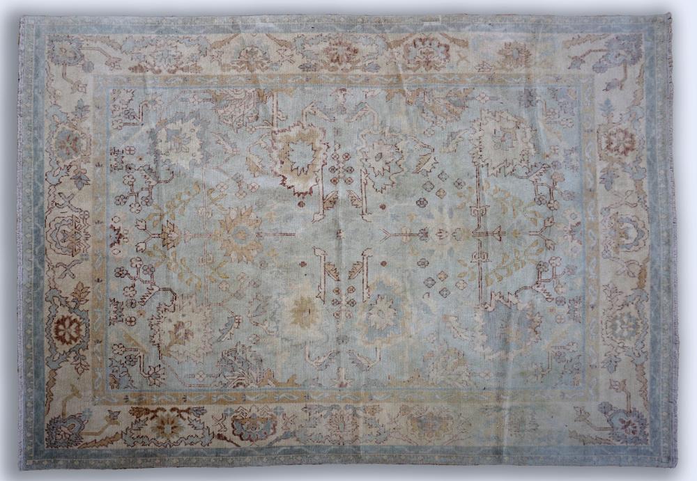 VINTAGE TURKISH HAND KNOTTED WOOL 33d100
