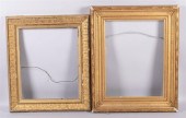 TWO GOLD LEAF PICTURE FRAMES ONE 33d319