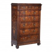 DUTCH MARQUETRY CHEST Early 19th c.